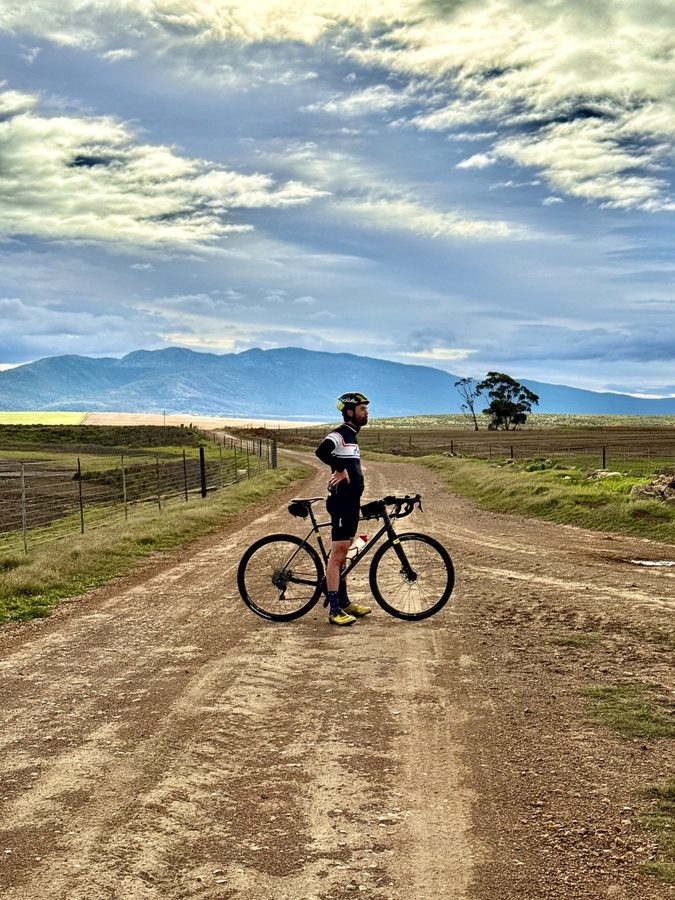 A gravel ride outside town