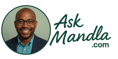 AskMandla company logo – supporting employers and domestic workers with contracts, payslips, and compliance in South Africa.